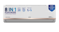 IFB 1.5 Ton 3 Star,New star rated,AI Powered Inverter Split AC,Hybrid Mode, 8in1 Flexi Mode, Heavy Duty Compressor, 4 Way Swing, Self Clean, Dual Gold Fins,100% Copper Tubes,CI193GN22RGM3, white