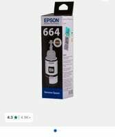 Epson Original  T664 Black Ink ( Buy  2 For Max Discount ) - Rs 324 PP