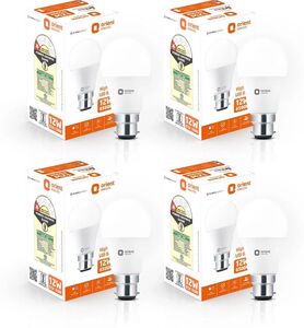 Orient Electric 12 W Basic Round B22 LED Bulb (White, Pack of 4)