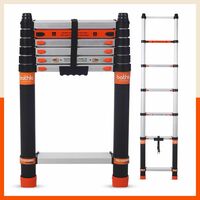 Bathla 6.5ft Aluminium Telescopic Ladder | 2-Year Manufacturer Warranty 