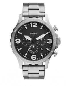 Fossil Men Dial & Stainless Steel Straps Analogue Watch JR1532
