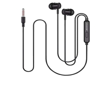 KRATOS thump wired earphone with mic - black
