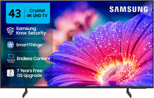 Samsung Crystal 4K Vista 108 cm (43 inch) Ultra HD (4K) LED Smart Tizen TV with 4K Upscaling | HDR 10+