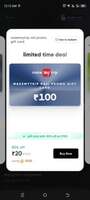 CRED Gift Card : MakeMyTrip Rail & Bus Promo Gift Cards at 80% OFF