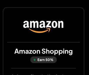 Amazon Shopping voucher with 50% OnPoint 