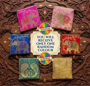 Banarasi Silk coin pouch 