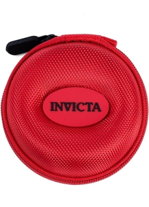 Invicta Single Watch Travel Zipper Red (Apply 300 Off Coupon)

