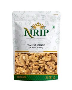 NRIP Premium Walnut Kernels California 200g (Pack of 1) | Walnuts without Shell | Akhrot Giri | Dry Fruits, Healthy Snacks | Natural Walnut Kernels | Rich in Protein, Iron & Source of Omega-3