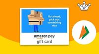 Amazon: Amazon Pay giftcard at flat ₹100 back on min ₹4000 using UPI