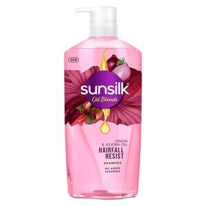 Sunsilk Onion & Jojoba Oil Hairfall Resist Oil Blends Shampoo | with No Added Parabens | (700 ml) 