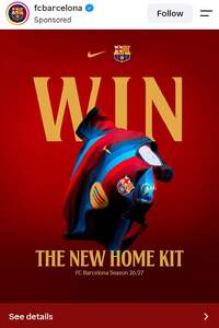 FREE Official FC Barcelona 2026/27 Home Jersey Kit Giveaway