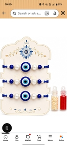 Evil Eye Rakhi Set Of 3 