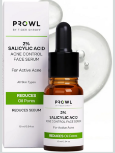 PROWL by Tiger Shroff 2% Salicylic Acid Face Serum & PROWL by Tiger Shroff 10% Vitamin C Serum @39