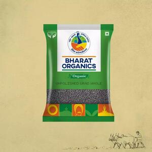 Organic Unpolished Urad Whole (Sabut) - Bharat Organics