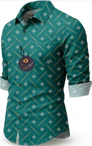 regular fit printed full sleeves men causaul shirt