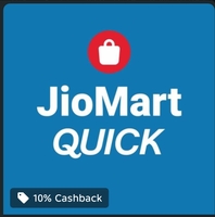 10% Cashback On Jiomart Order