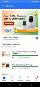 flipkart challege - Smart CCtV challenge.10 supercoins