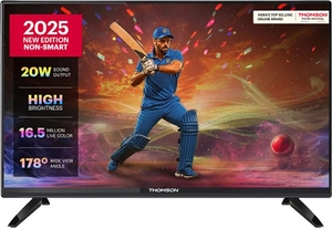Thomson 32" HD Ready LED TV (2025 New Edition) — 20W Sound, 16.5 Million Colors, 178° Wide View Angle, India's Top Selling Online Brand.