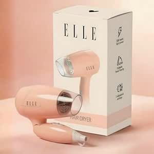 ELLE Hair Dryer 1200W Foldable 3 Heat Cool Shot Overheat Protection

1200W motor, 3 heat settings plus cool shot, foldable handle for travel, double overheat protection, all hair types


