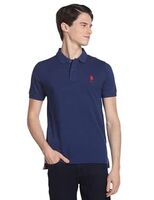 U.S. POLO ASSN. Men's Cotton Regular Fit Half Sleeve T-Shirts (


