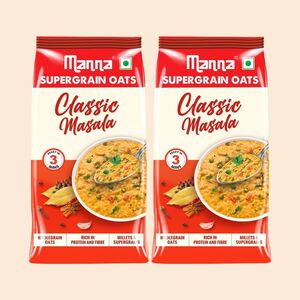 Manna Masala Oats Classic 900g with Millets & Supergrain No Palm Oil & Transfat Rich in Fibre and Protein