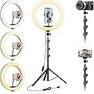 Tygot 10" Ring Light + 7ft Tripod — YouTube & Reels Setup