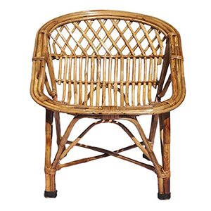 CRAFTCANE Cane Lawn Chair with Cushion