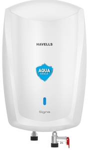 Havells Signa 5L Instant Water Heater(Geyser) with Anti Rust Aqua Shield| Twin LED Indicator| Shock Proof Body| ISI Marked| Fire Retardant Power Cord| Warranty- 5Yr on inner tank & 2Yr comprehensive