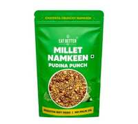 Eat Better Co - Millet Namkeen - Pudina Punch - Roasted Healthy Snacks 100gm - No Palm Oil on Instamart