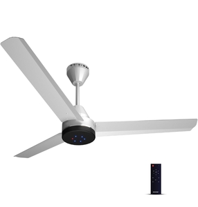 Colorbot Stella BLDC Ceiling Fans 1200mm | BEE 5 Star Rated Power Saver | AeroQuiet+ Technology | 370 RPM | Remote Control (Boost, Timer, LED, Reverse Mode) | 4 Years Warranty (Arctic White)

