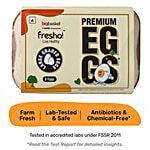 Fresho Premium White Eggs 6 pcs @ ₹19 (81% OFF) (Location specific)