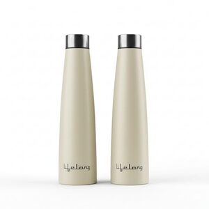 Lifelong 900ml Stainless Steel Water Bottle Set of 2