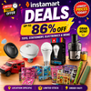 Instamart: Up to 86% OFF on Toys, Stationery, Electronics & More