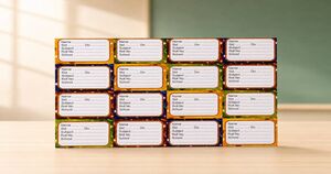 Check out PRATIKA CRAFT Coloured Border Name Slip (Pack of 32) on Instamart: 