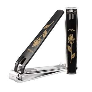 Vega Large Nail Clipper 1 Piece with Anti-Slip Grip for Men & Women 
