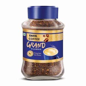 Tata Classic Instant Coffee, 90g Jar, Chicory Mix With Strong Taste & Rich Aroma, With Flavour Locked Decoction Crystals