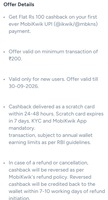 Flat Rs.100 Cashback on flipkart on 199 or more valid for new users only