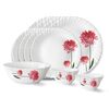 [Apply  45%  Coupon] Larah by Borosil Belle 13-Pcs Opalware Dinner Set