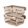 ARTO Stackable Plastic Organizer Rack for Kitchen, Bathroom & Office