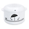 CELLO Plastic Chef Casserole (White, 2 Liter, 1 Piece Chef Casserole)