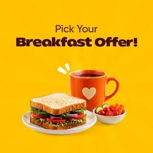 Swiggy: Pick Your Breakfast Offer  (Location Specific)