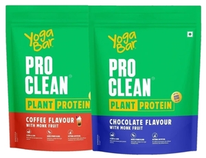 Yogabar Plant Based Protein (1Kg, Chocolate, Coffee) 