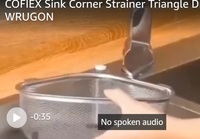 Stainless Steel Sink Corner Strainer Triangle Drainer Basket & Shelf Organizer — Rust-Resistant Corner Rack for Kitchen Sink, Multi-Use Soap, Sponge, Fruit & Vegetable Holder