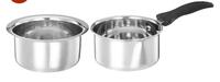 Amazon Brand - Solimo - 2 Pcs Stainless Steel Cookware Set -