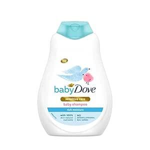 Baby Dove Shampoo 400 ml, Mild No Tears Rich Moisture Baby Shampoo for kids, Gentle Care for Baby's Soft Hair - No Sulphates No Paraben shampoo 