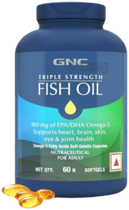GNC 3X STRENGTH FISH OIL(REGULAR PRICE 700) 
