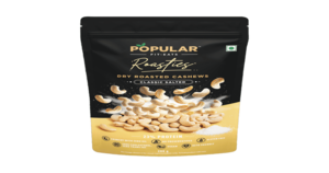 Popular Fit Eats Roasties Dry Roasted Cashew Classic Salted 200 gms @138