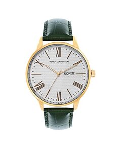 French Connection Leather Analog White Dial Men's Watch-Fcl25-A