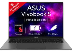 ASUS Vivobook S16 OLED Snapdragon X (16 GB/512 GB SSD/Windows 11 Home)(16 Inch, Matte Gray, 1.74 Kg)