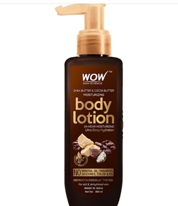 Title: WOW Skin Science Shea Butter & Cocoa Butter Body Lotion 200ml